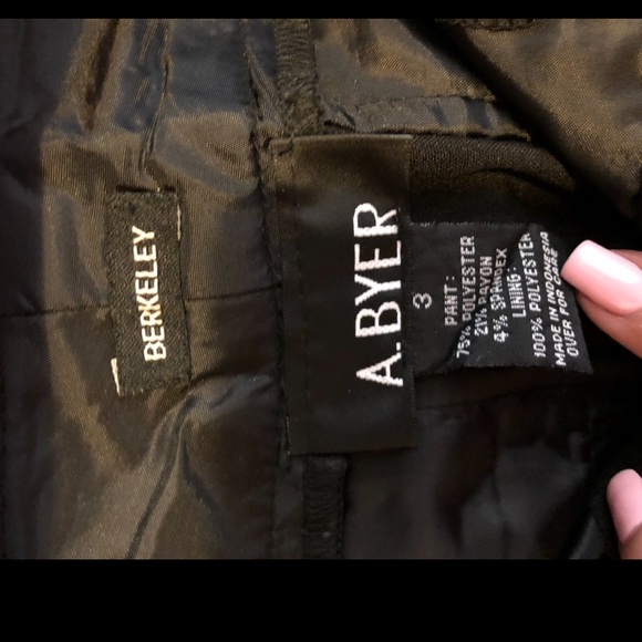 A. Byer black dress pants - Picture 3 of 3